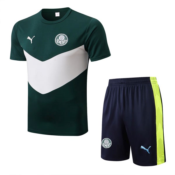 Camiseta Entrenamiento Palmeiras Conjunto Completo 2022/2023 Verde Blanco